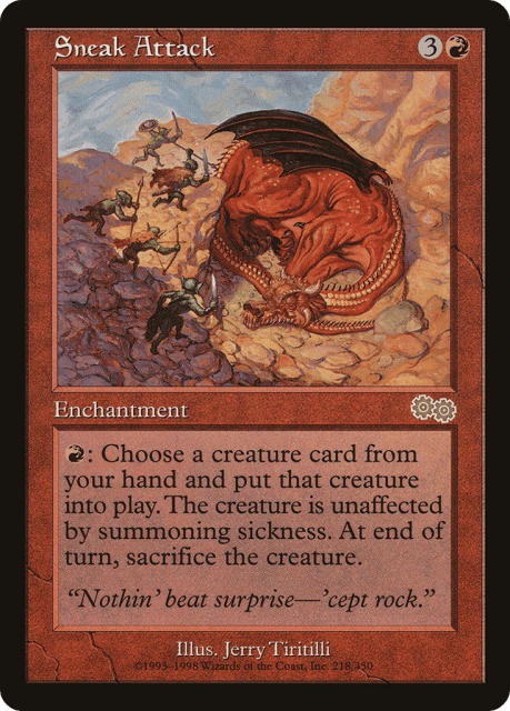 Sneak Attack (218) — Urza's Saga
