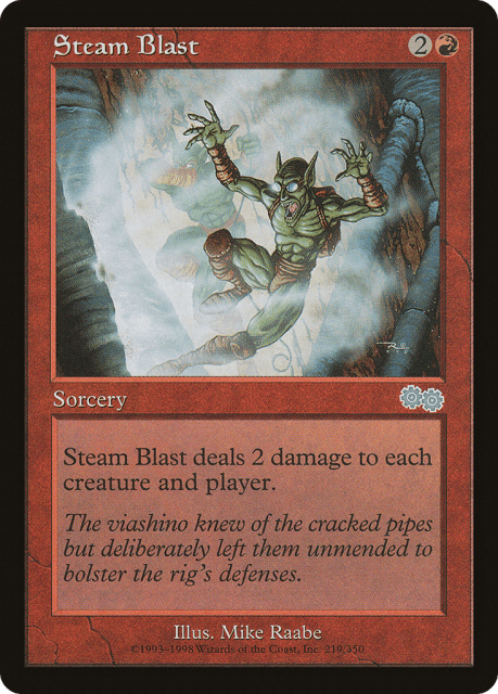 Steam Blast (219) — Urza's Saga