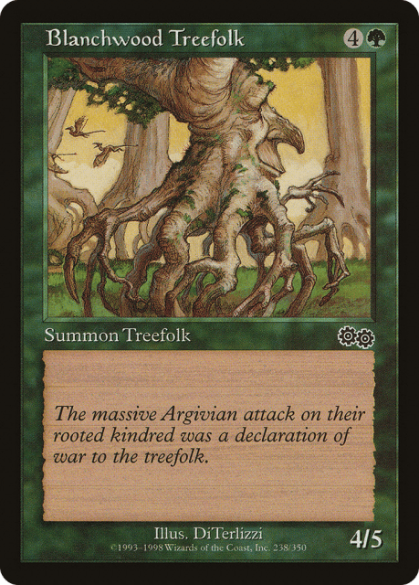 Blanchwood Treefolk (238) — Urza's Saga