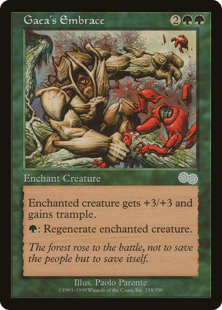 Gaea's Embrace (255) — Urza's Saga
