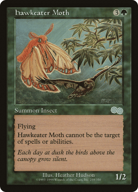 Hawkeater Moth (259) — Urza's Saga