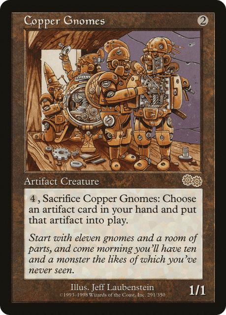 Copper Gnomes (291) — Urza's Saga