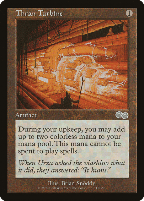 Thran Turbine (311) — Urza's Saga