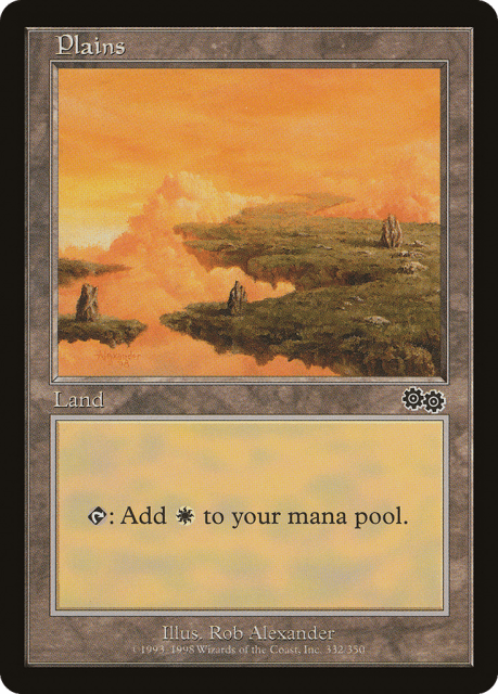 Plains (332) — Urza's Saga