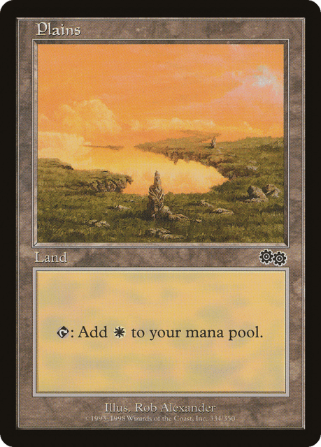 Plains (334) — Urza's Saga