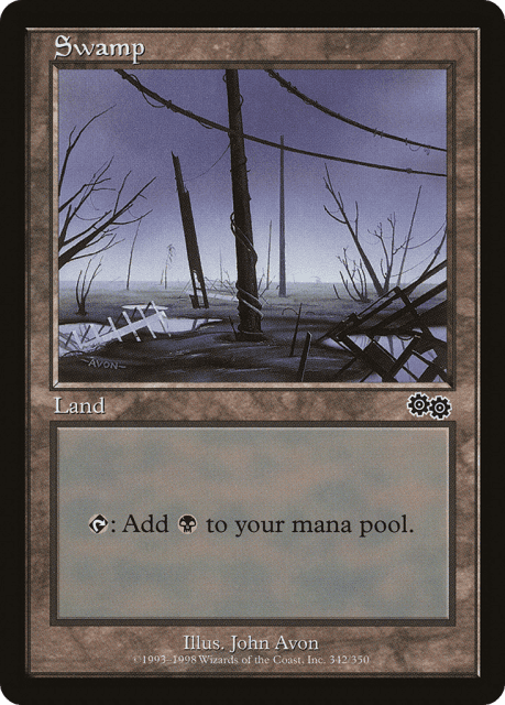 Swamp (342) — Urza's Saga