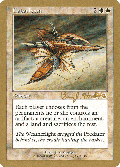 Cataclysm (bh3) — World Championship Decks 1998
