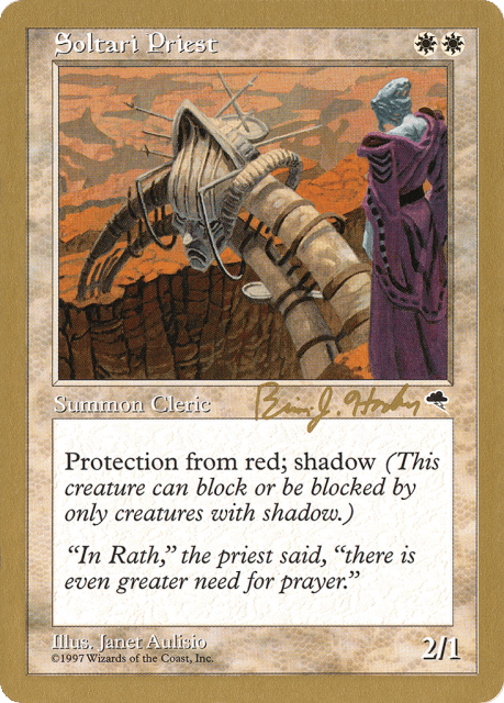 Soltari Priest (bh46) — World Championship Decks 1998
