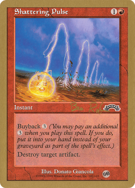 Shattering Pulse (br102sb) — World Championship Decks 1998