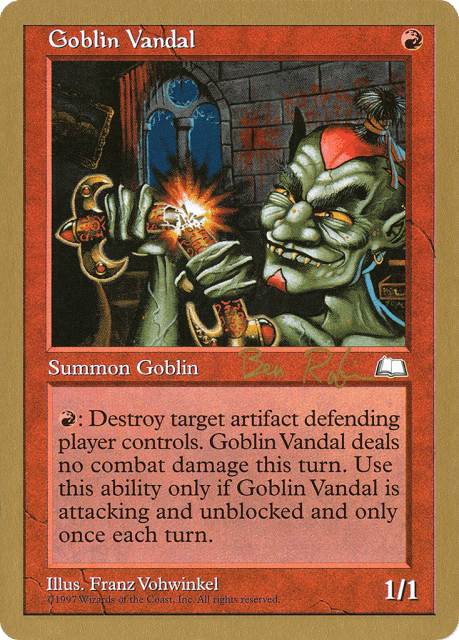 Goblin Vandal (br105) — World Championship Decks 1998