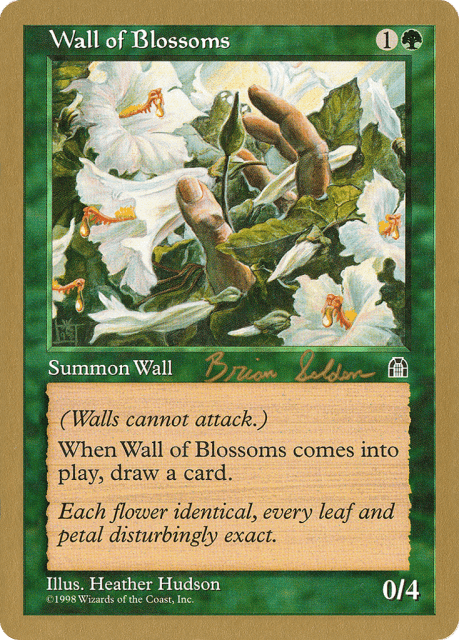 Wall of Blossoms (bs125) — World Championship Decks 1998