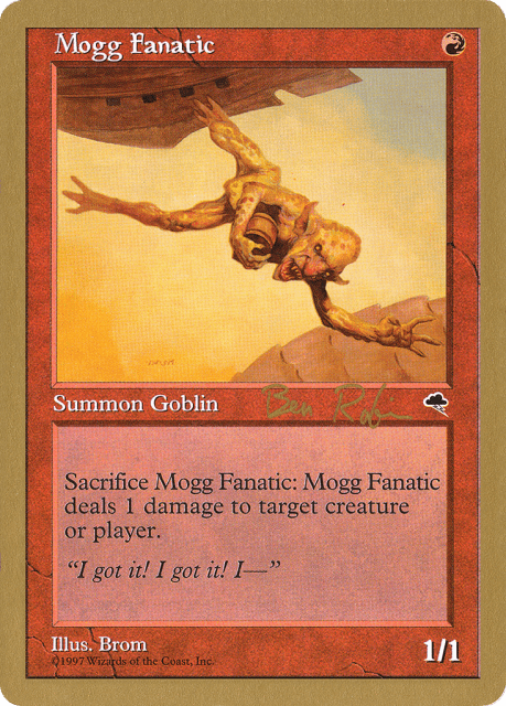 Mogg Fanatic (br190) — World Championship Decks 1998