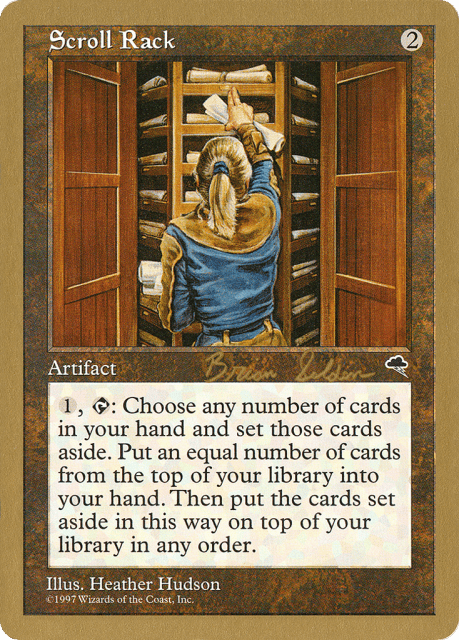 Scroll Rack (bs308) — World Championship Decks 1998