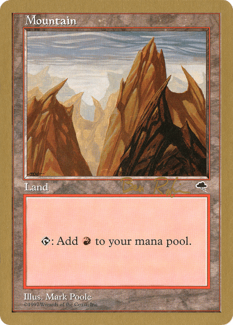 Mountain (br343) — World Championship Decks 1998