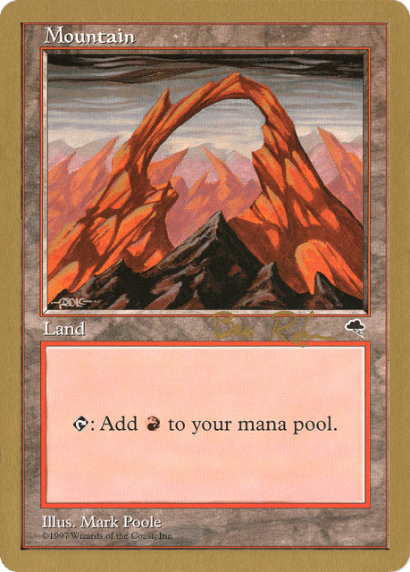 Mountain (br345) — World Championship Decks 1998