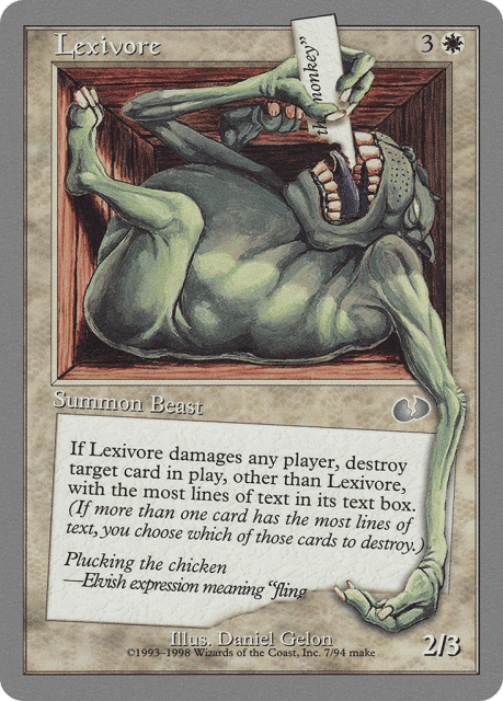 Lexivore (7) — Unglued