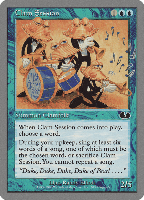 Clam Session (20) — Unglued