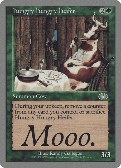 Hungry Hungry Heifer (63) — Unglued