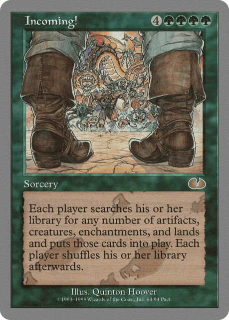Incoming! (64) — Unglued