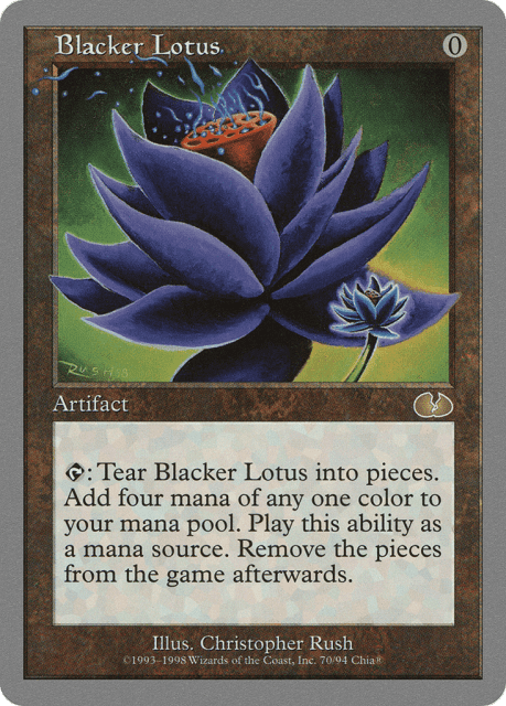Blacker Lotus (70) — Unglued