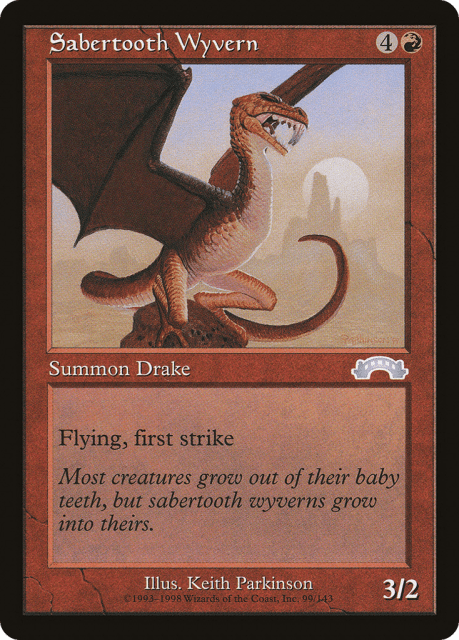 Sabertooth Wyvern (99) — Exodus