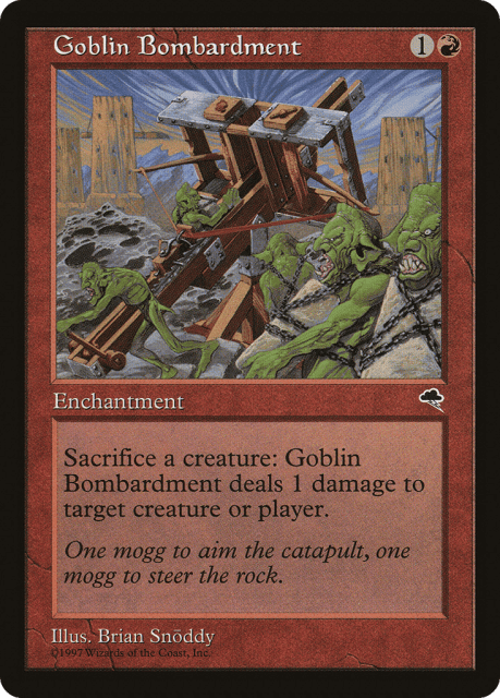 Goblin Bombardment (179) — Tempest