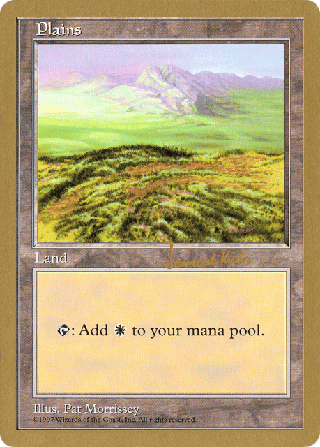 Plains (jk433) — World Championship Decks 1997