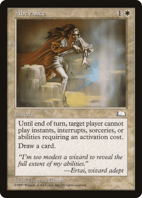 Abeyance (1) — Weatherlight
