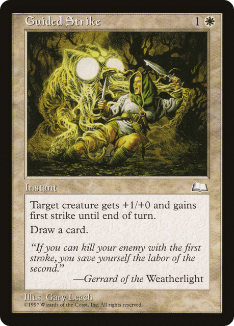 Guided Strike (16) — Weatherlight