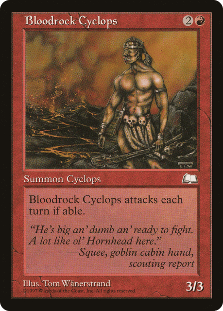 Bloodrock Cyclops (90) — Weatherlight