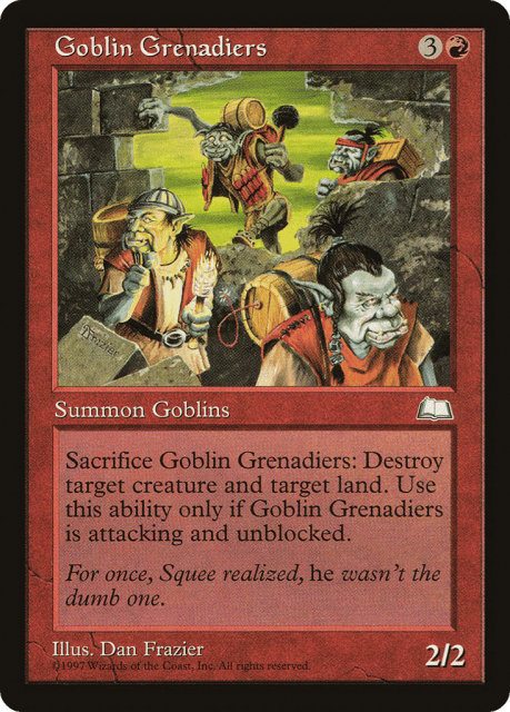 Goblin Grenadiers (104) — Weatherlight