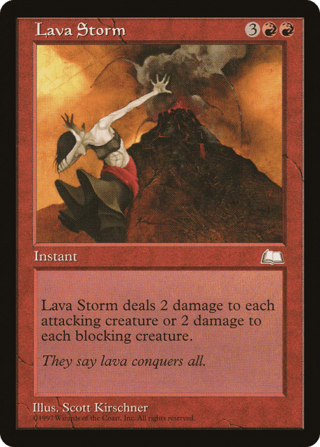 Lava Storm (110) — Weatherlight