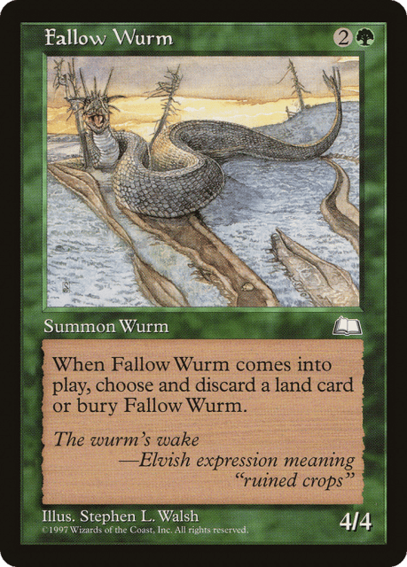 Fallow Wurm (126) — Weatherlight