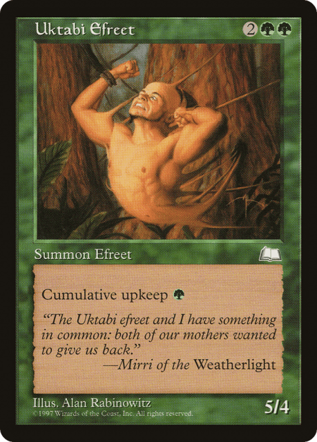 Uktabi Efreet (143) — Weatherlight
