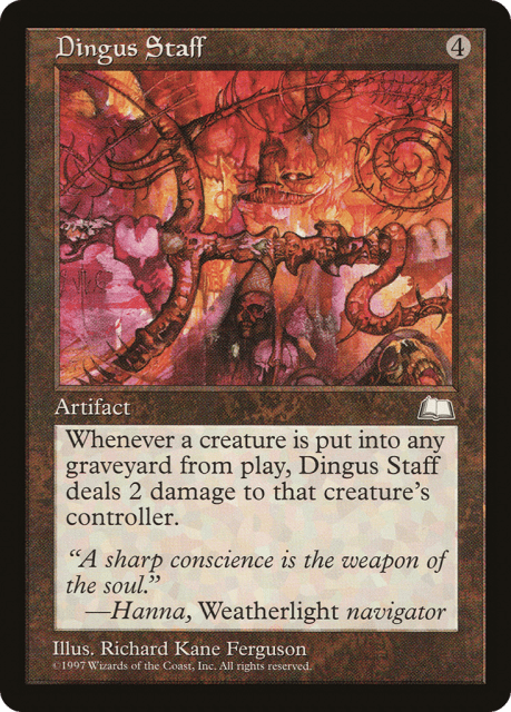 Dingus Staff (149) — Weatherlight