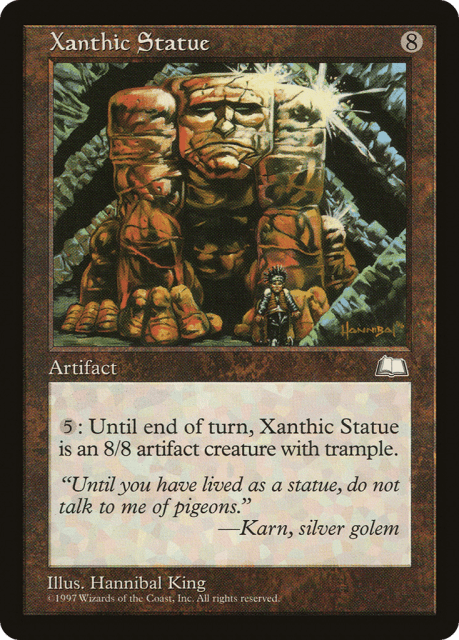Xanthic Statue (163) — Weatherlight