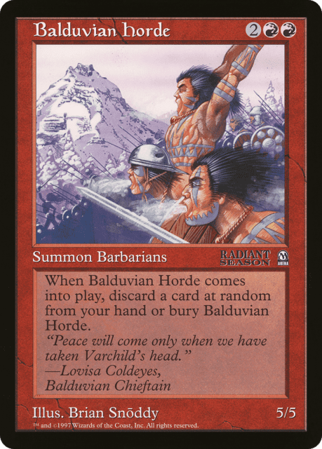 Balduvian Horde (10) — Oversized League Prizes
