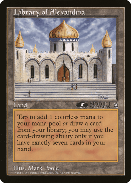 Library of Alexandria (11) — Oversized League Prizes