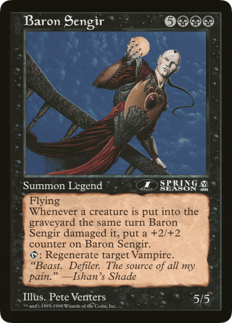 Baron Sengir (37) — Oversized League Prizes