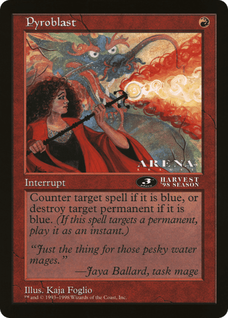 Pyroblast (54) — Oversized League Prizes