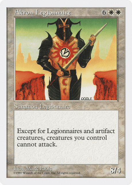 Akron Legionnaire (2) — Fifth Edition