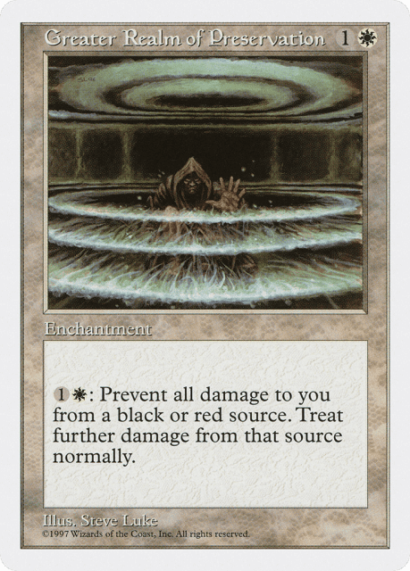 Greater Realm of Preservation (31) — Fifth Edition