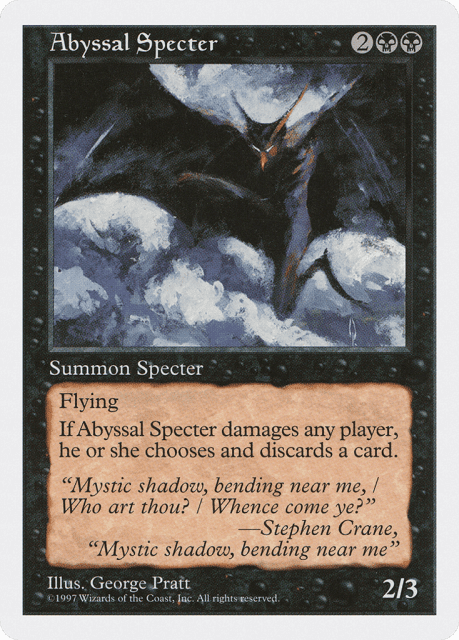 Abyssal Specter (139) — Fifth Edition