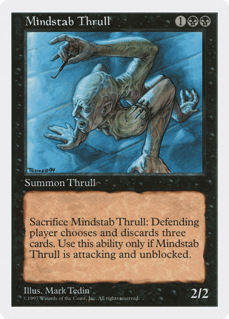 Mindstab Thrull (178) — Fifth Edition