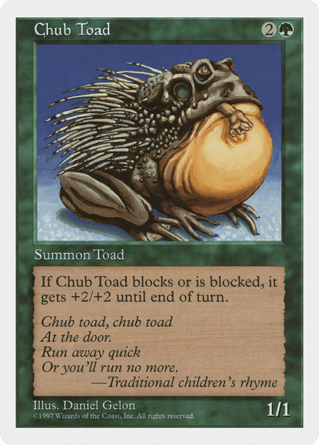 Chub Toad (283) — Fifth Edition