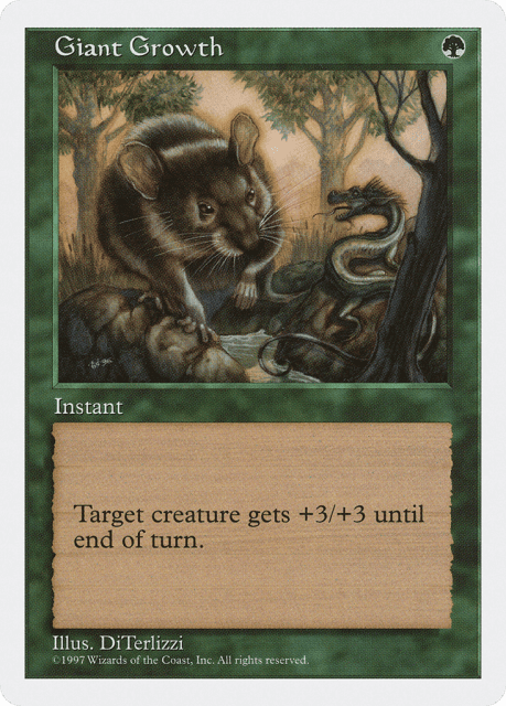 Giant Growth (299) — Fifth Edition