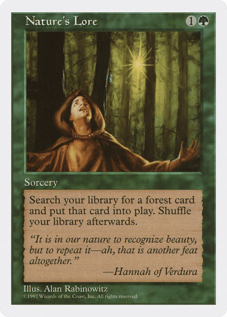 Nature's Lore (316) — Fifth Edition
