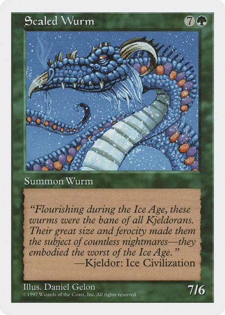 Scaled Wurm (322) — Fifth Edition