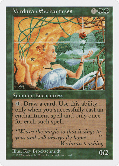 Verduran Enchantress (337) — Fifth Edition
