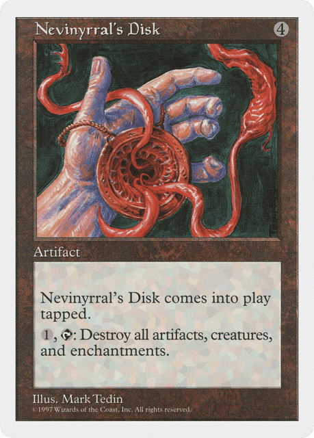 Nevinyrral's Disk (391) — Fifth Edition
